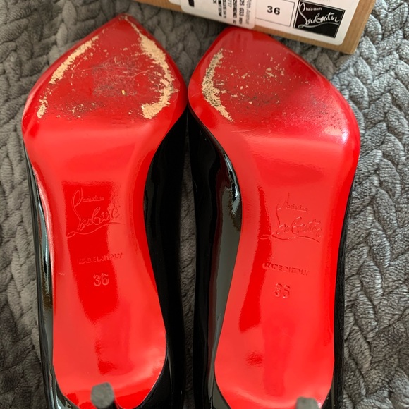 Louis Vuitton Patent Leather Black Heals - Picture 5 of 6